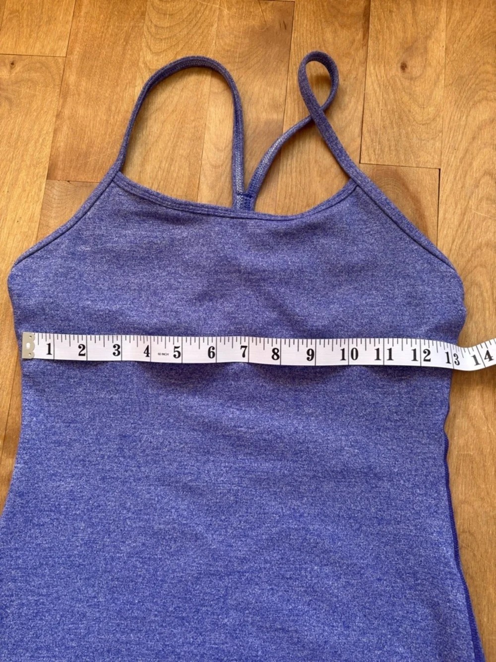 Lululemon Purple Women's Tank Top with Thin Back Straps - Picture 5 of 8